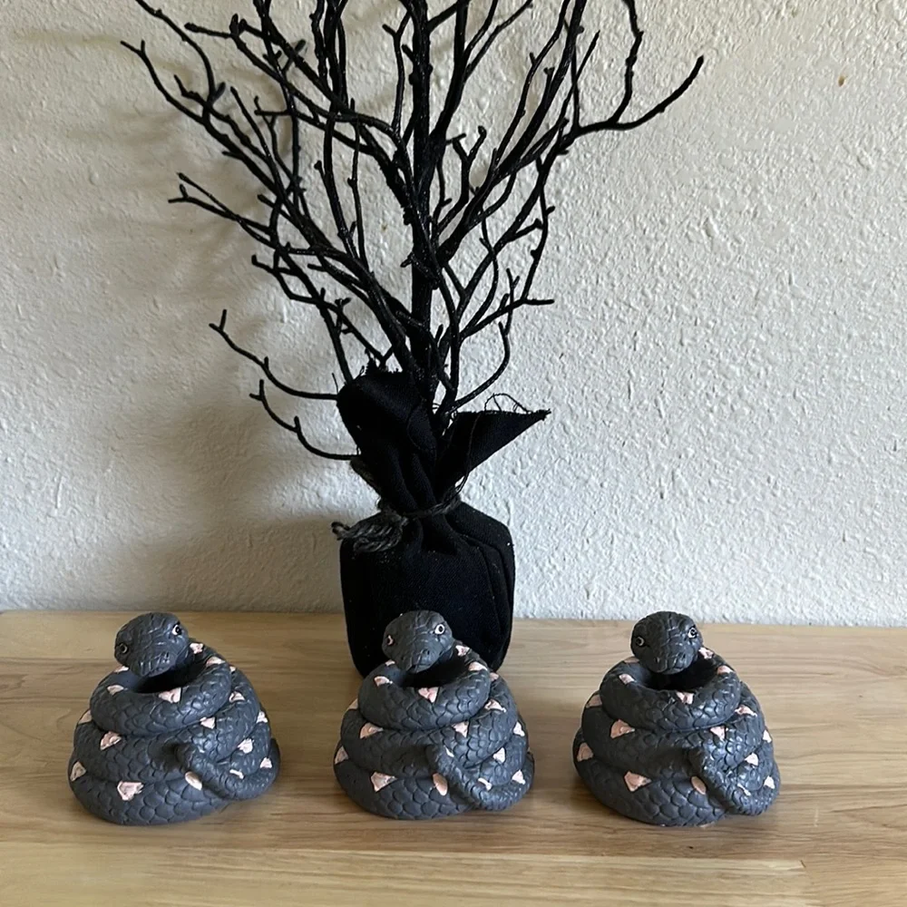 3 pc Target Halloween Decorations for Tiered Trays - Snakes